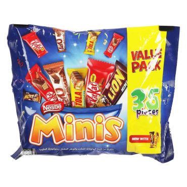 Nestle Minis Chocolate Mix Bag 420Gm, 12 Pieces Per Carton
